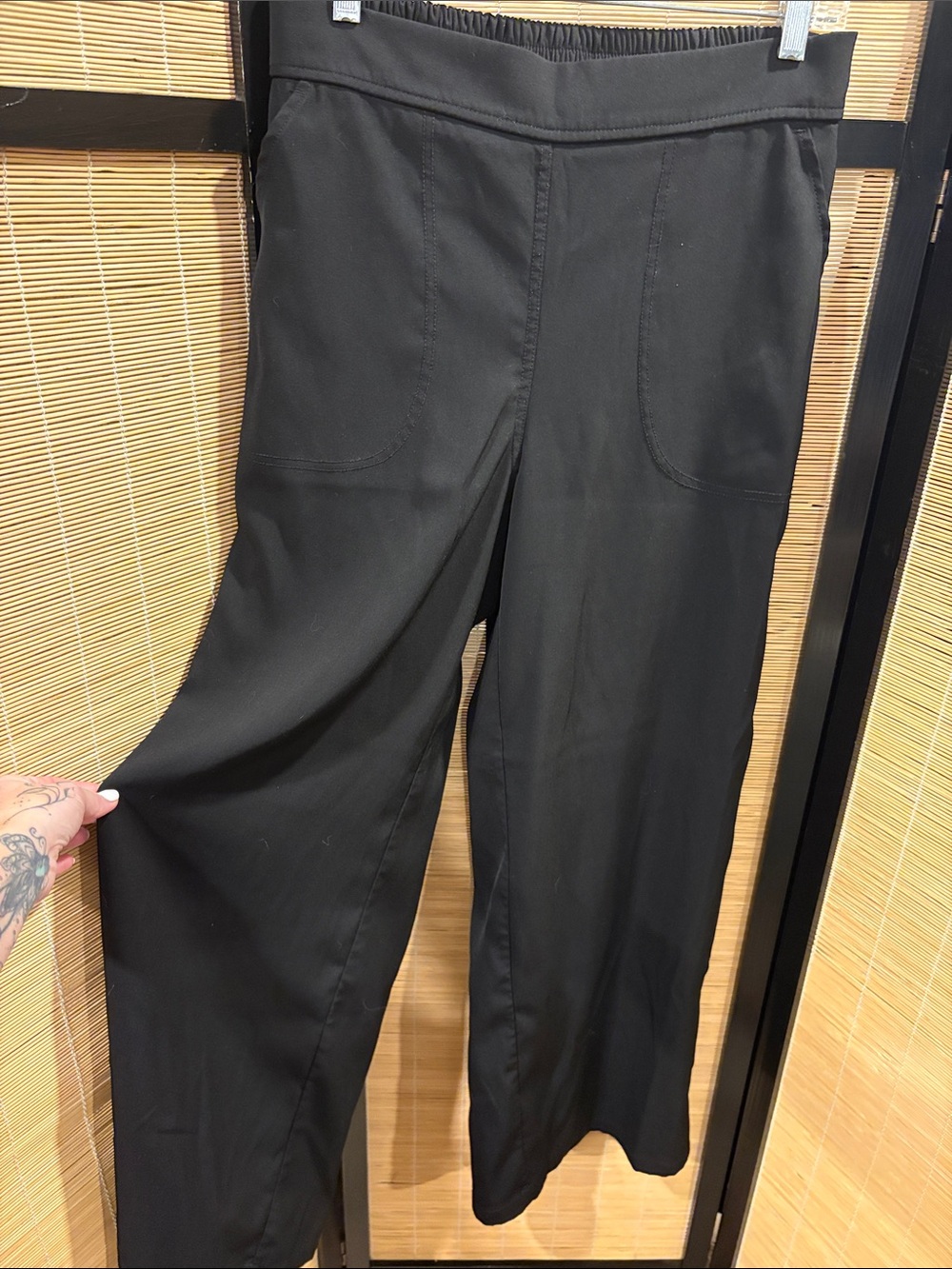 Black Wide-Leg dress Pants